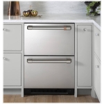  - 5.7 Cu. Ft. Built-In Dual-Drawer Refrigerator - Stainless steel