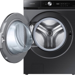  - Bespoke 5.3 cu. ft. Ultra Capacity Front Load Washer with Super Speed Wash and AI Smart Dial - Brushed Black