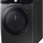  - 4.5 cu. ft. Large Capacity Smart Dial Front Load Washer with Super Speed Wash - Brushed Black