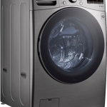 - 4.5 Cu. Ft. High-Efficiency Stackable Smart Front Load Washer with Steam and 6Motion Technology - Graphite Steel