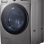 - 4.5 Cu. Ft. High-Efficiency Stackable Smart Front Load Washer with Steam and 6Motion Technology - Graphite Steel