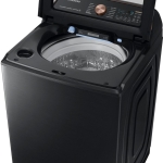 - 5.5 cu. ft. Extra-Large Capacity Smart Top Load Washer with Auto Dispense System - Brushed Black