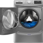 - 4.8 Cu. Ft. High Efficiency Stackable Front Load Washer with Steam and Fresh Hold - Metallic Slate