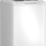 - 4.5 cu ft Top Load Washer with Water Level Control, Deep Fill, Quick Wash, and Glass Lid - White on White