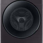 - 5.0 Cu. Ft. High Efficiency Stackable Smart Front Load Washer with Steam - Black Stainless Steel