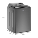  - 5.3 Cu. Ft. High Efficiency Smart Top Load Washer with Extra Power Button - Metallic Slate
