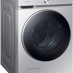 - Bespoke 5.3 cu. ft. Ultra Capacity Front Load Washer with AI OptiWash and Auto Dispense - Silver Steel