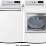  - 5.5 Cu. Ft. High-Efficiency Smart Top Load Washer with Steam and TurboWash3D Technology - White