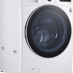 - 4.5 Cu. Ft. High-Efficiency Stackable Smart Front Load Washer with Steam and 6Motion Technology - White
