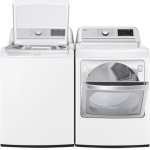  - 5.5 Cu. Ft. High-Efficiency Smart Top Load Washer with Steam and TurboWash3D Technology - White