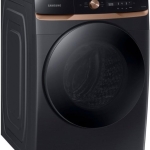  - 4.6 cu. ft. Large Capacity AI Smart Dial Front Load Washer with Auto Dispense and Super Speed Wash - Brushed Black