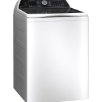 - 5.4 Cu Ft High Efficiency Smart Top Load Washer with Smarter Wash Technology, Easier Reach & Microban Technology - White
