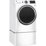- 4.8 Cu Ft High-Efficiency Stackable Smart Front Load Washer w/UltraFresh Vent, Microban Antimicrobial & SmartDispense - White on White