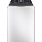 - 5.4 Cu Ft High Efficiency Smart Top Load Washer with Smarter Wash Technology, Easier Reach & Microban Technology - White