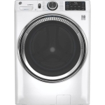 - 4.8 Cu Ft High-Efficiency Stackable Smart Front Load Washer w/UltraFresh Vent, Microban Antimicrobial & SmartDispense - White on White