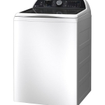 - 5.4 Cu Ft High Efficiency Smart Top Load Washer with Smarter Wash Technology, Easier Reach & Microban Technology - White