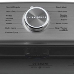 - 5.3 Cu. Ft. High Efficiency Smart Top Load Washer with Extra Power Button - White