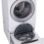  - 4.5 Cu. Ft. High-Efficiency Stackable Smart Front Load Washer with 6Motion Technology - White