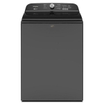  - 5.3 Cu. Ft. High Efficiency Top Load Washer with 2 in 1 Removable Agitator - Volcano Black