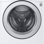  - 4.5 Cu. Ft. High-Efficiency Stackable Smart Front Load Washer with 6Motion Technology - White