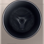 - 4.5 Cu. Ft. High Efficiency Stackable Smart Front Load Washer with Steam and Super Speed - Champagne