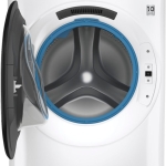  - 4.8 CuFt High-Efficiency Stackable Smart Front Load Washer w/UltraFresh Vent System & Microban Antimicrobial Technology - White on White