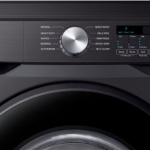 - 4.5 Cu. Ft. High Efficiency Stackable Front Load Washer with Steam and Vibration Reduction Technology+ - Black Stainless Steel