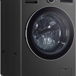  - 5.0 Cu. Ft. High-Efficiency Stackable Smart Front Load Washer with Steam and TurboWash 360 - Black Steel