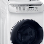 - 5.5 Cu. Ft. High Efficiency Front Load Washer with Steam and FlexWash