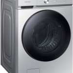 - Bespoke 5.3 cu. ft. Ultra Capacity Front Load Washer with Super Speed Wash and AI Smart Dial - Silver Steel