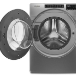 - 5.0 Cu. Ft. High-Efficiency Stackable Front Load Washer with Tumble Fresh - Chrome Shadow