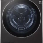  - 5.0 Cu. Ft. High-Efficiency Stackable Smart Front Load Washer with Steam and Built-In Intelligence - Black Steel