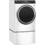 - 5.0 Cu Ft High-Efficiency Stackable Smart Front Load Washer w/UltraFresh Vent, Microban Antimicrobial & 1-Step Wash+Dry - White