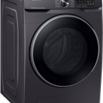 - 5.0 cu. ft. Extra-Large Capacity Smart Front Load Washer with Super Speed Wash - Brushed Black
