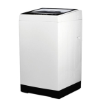  2.0 Cu. Ft. High-Efficiency Stackable Smart Front Load Washer without Steam with 6 Cycles, White