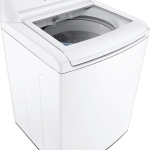 4.3 Cu. Ft. High-Efficiency Top Load Washer with SlamProof Glass Lid - White