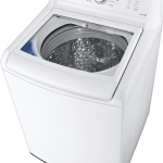 4.3 Cu. Ft. High-Efficiency Top Load Washer with SlamProof Glass Lid - White