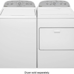 4.3 Cu. Ft. High Efficiency Top Load Washer with Smooth Wave Stainless Steel Wash Basket - White