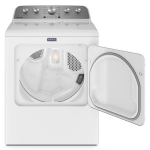 7.0 Cu. Ft. Electric Dryer with Extra Power Button - White