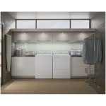 7.2 Cu. Ft. 4-Cycle Electric Dryer - White on White with Silver