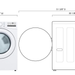 7.4 Cu. Ft. Stackable Electric Dryer with FlowSense - White