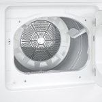 7.2 Cu. Ft. 4-Cycle High-Efficiency Gas Dryer - White on White with Silver