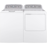 7.2 Cu. Ft. 4-Cycle High-Efficiency Gas Dryer - White on White with Silver