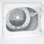 6.2 Cu. Ft. 4-Cycle Electric Dryer - White /Gray Backsplash