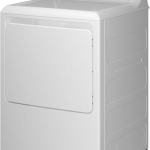 7.2 Cu. Ft. Electric Dryer with Long Venting up to 120 Ft. - White with Matte Black