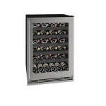 5.5 cu ft 48-750ml bottle Wine Refrigerator - Stainless Steel