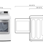 7.3 Cu. Ft. Smart Electric Dryer with Steam and Sensor Dry - White