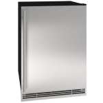 1 Class 4.2 Cu. Ft. Undercounter Refrigerator with Ice Maker - Stainless Steel