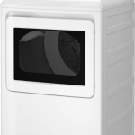 7.4 Cu. Ft. Front Load Electric Dryer with Sensor Dry - White with Matte Black