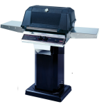 Grill on Column with Permanent Mounting Base